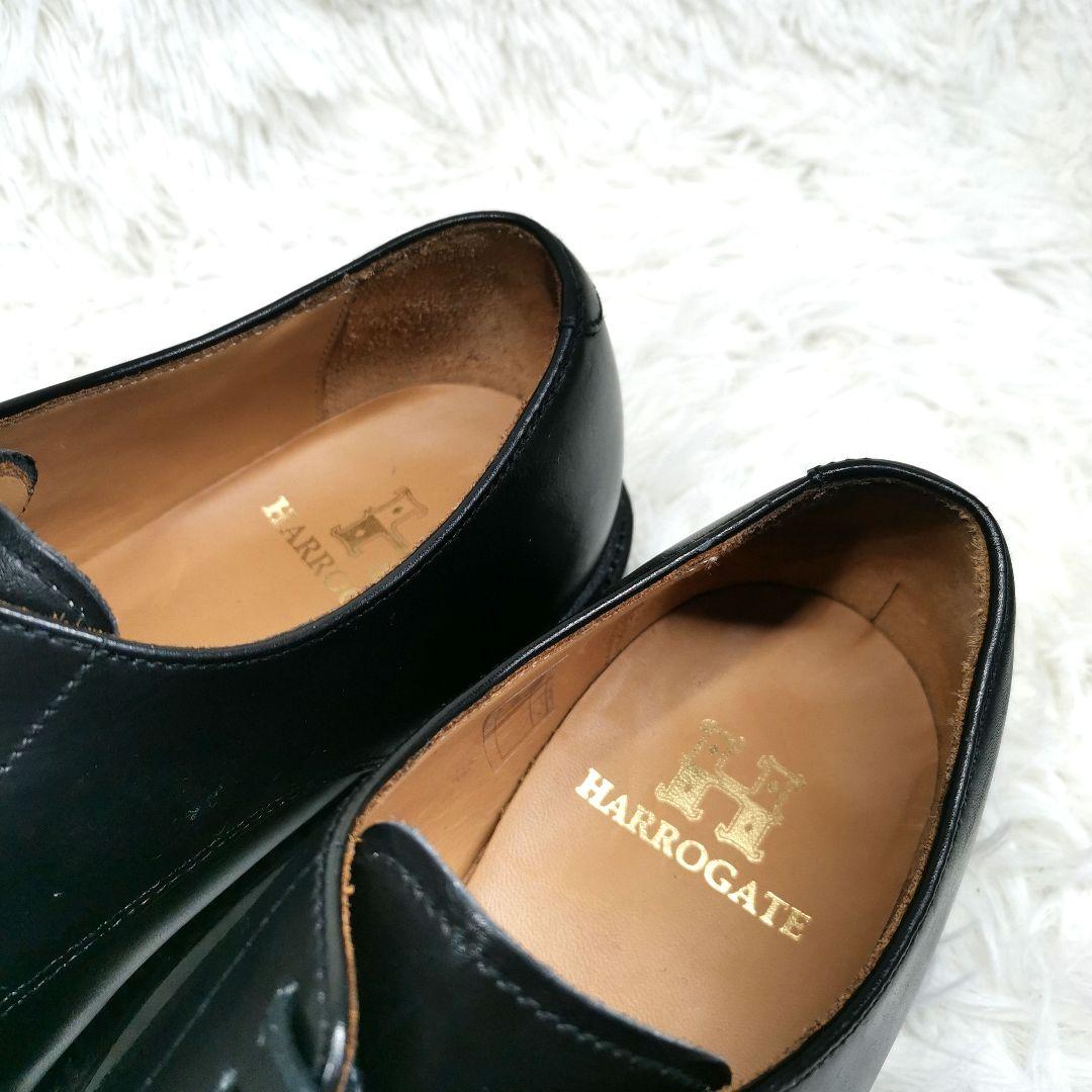 【極美品】HARROGATE　EDGEWARE　 Uチップ　UK6.5　25cm