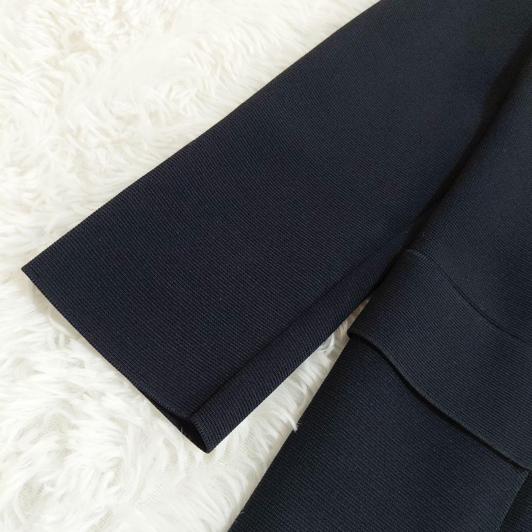 未使用級✨エポカ　テーラードジャケット　 ダブル　紺ブレ　金ボタン　40