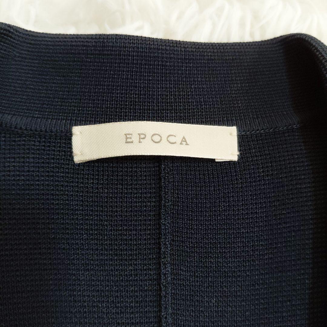 未使用級✨エポカ　テーラードジャケット　 ダブル　紺ブレ　金ボタン　40