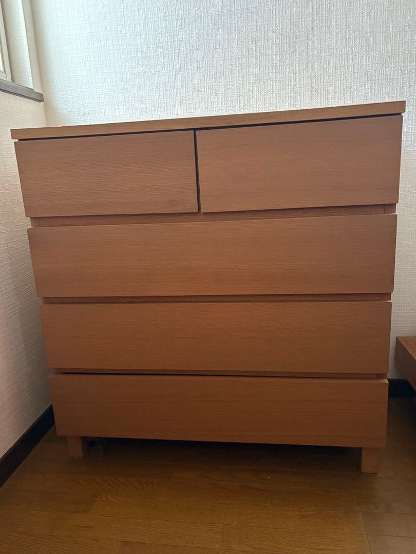 あ*ぁ様 無印　廃盤チェスト　無垢　80