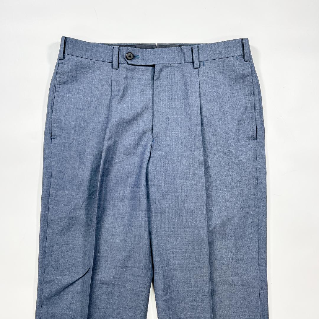 バーニーズニューヨーク ビジネススーツ ブルーグレー 46 ロロピアーナ