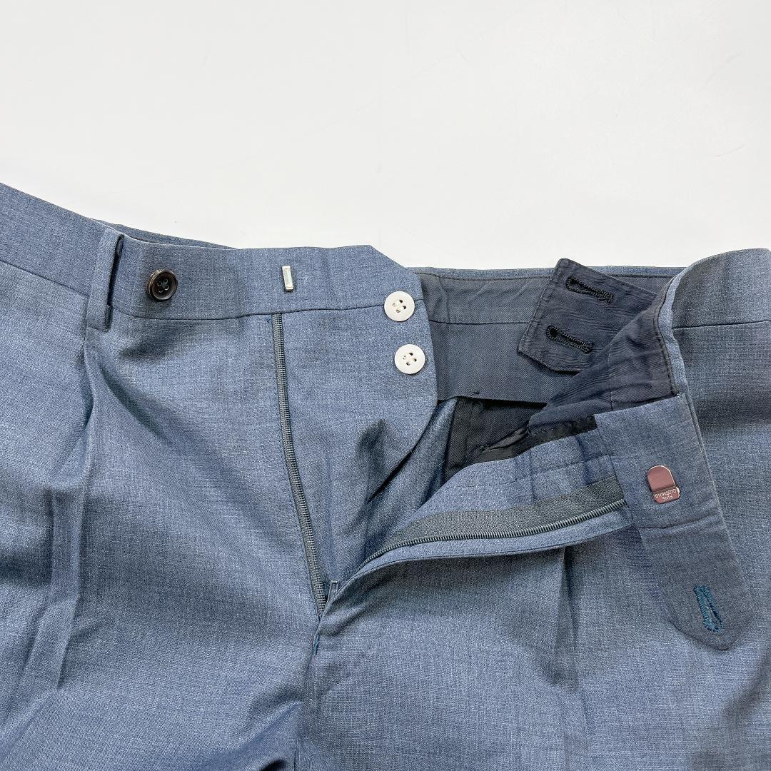 バーニーズニューヨーク ビジネススーツ ブルーグレー 46 ロロピアーナ