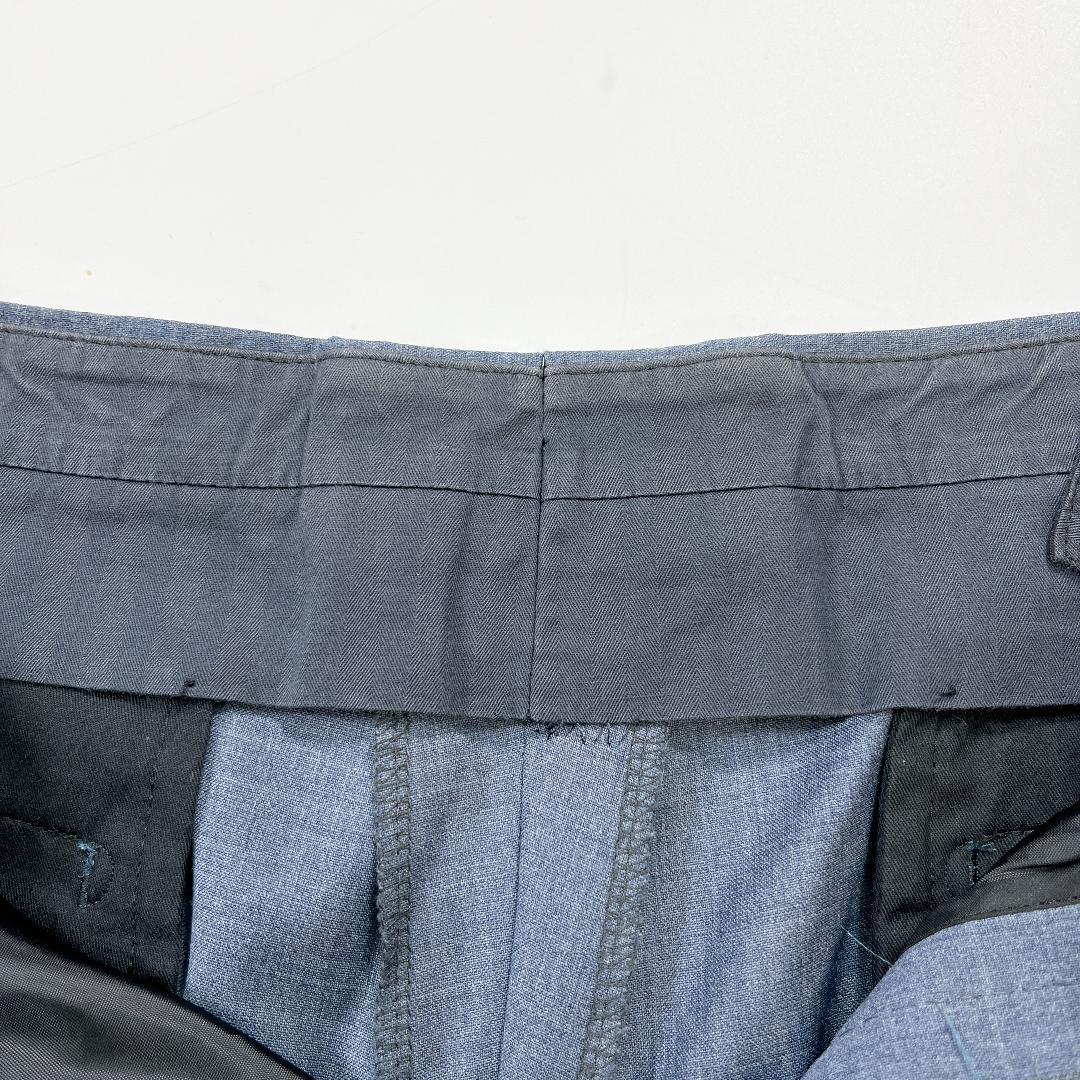 バーニーズニューヨーク ビジネススーツ ブルーグレー 46 ロロピアーナ