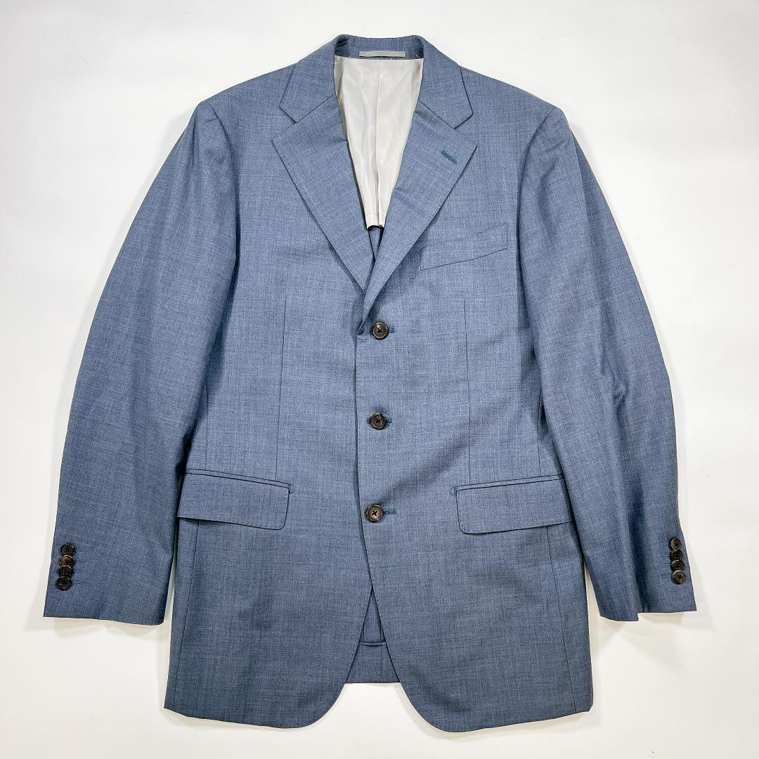 バーニーズニューヨーク ビジネススーツ ブルーグレー 46 ロロピアーナ