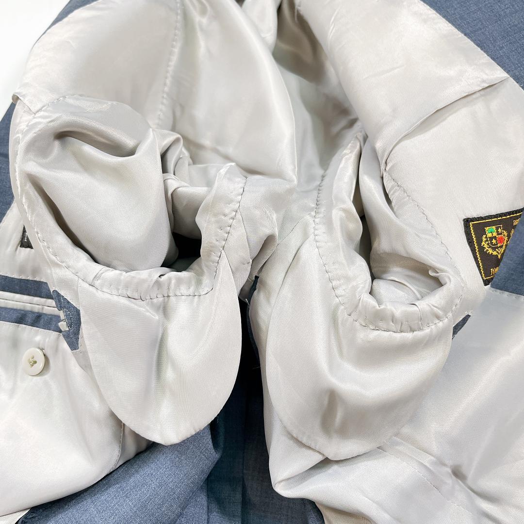 バーニーズニューヨーク ビジネススーツ ブルーグレー 46 ロロピアーナ