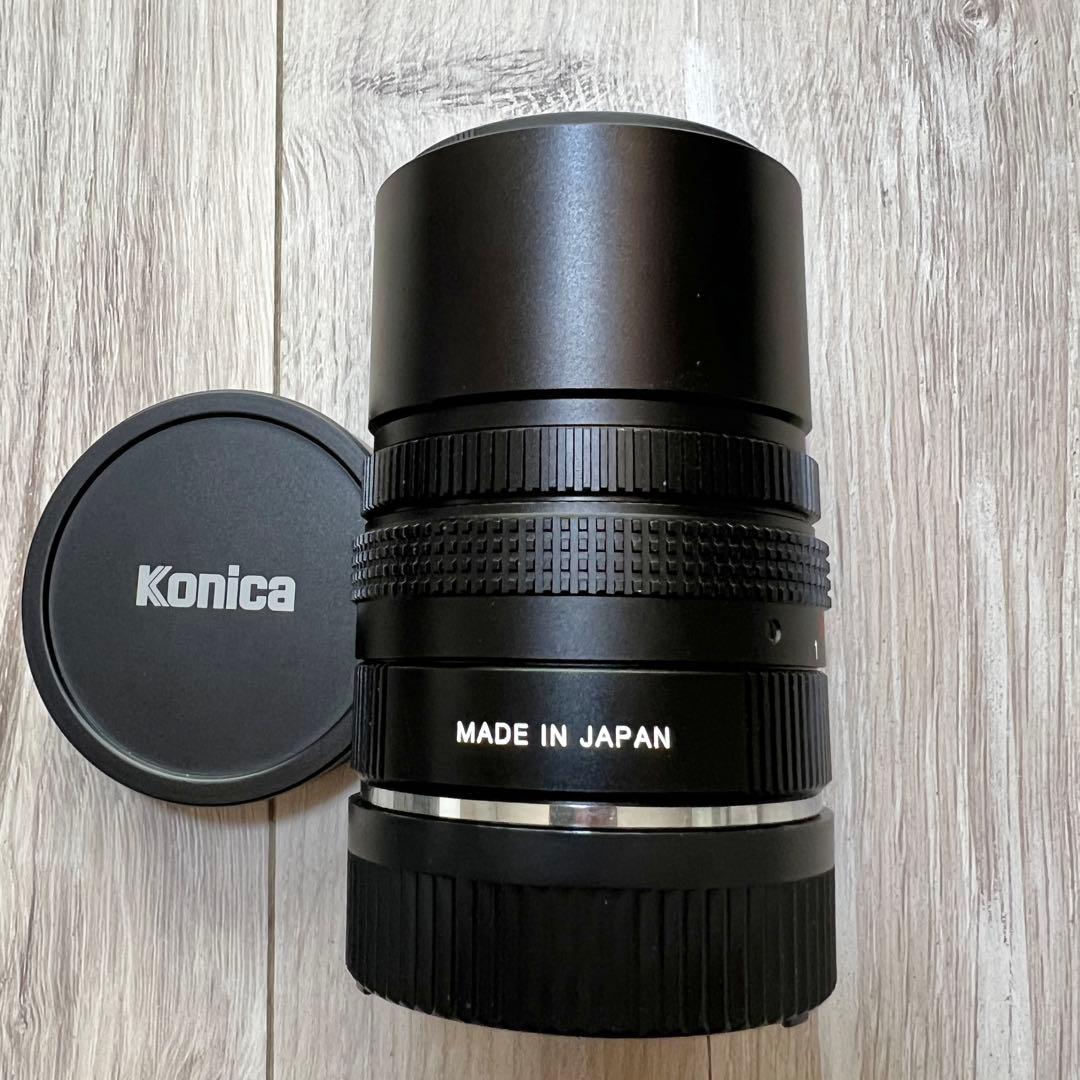 Konica M-Hexanon 90mm F2.8 レンズ 箱付き
