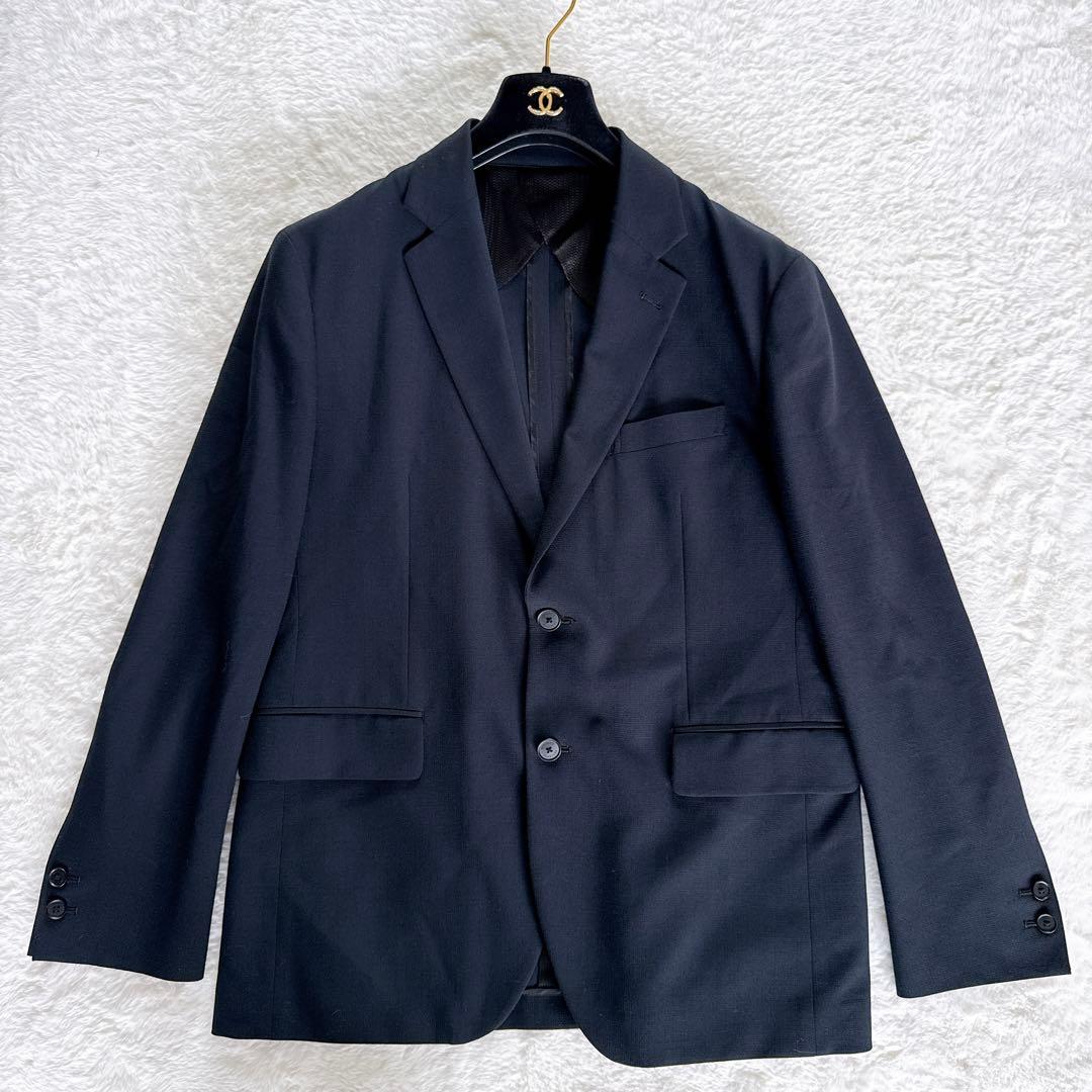 【DESCENTE】3ピース スーツ ネイビー AB6サイズ ウォッシャブル