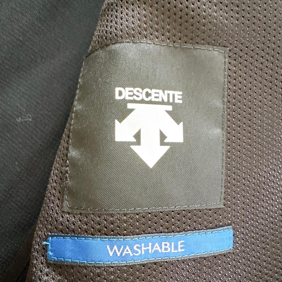 【DESCENTE】3ピース スーツ ネイビー AB6サイズ ウォッシャブル