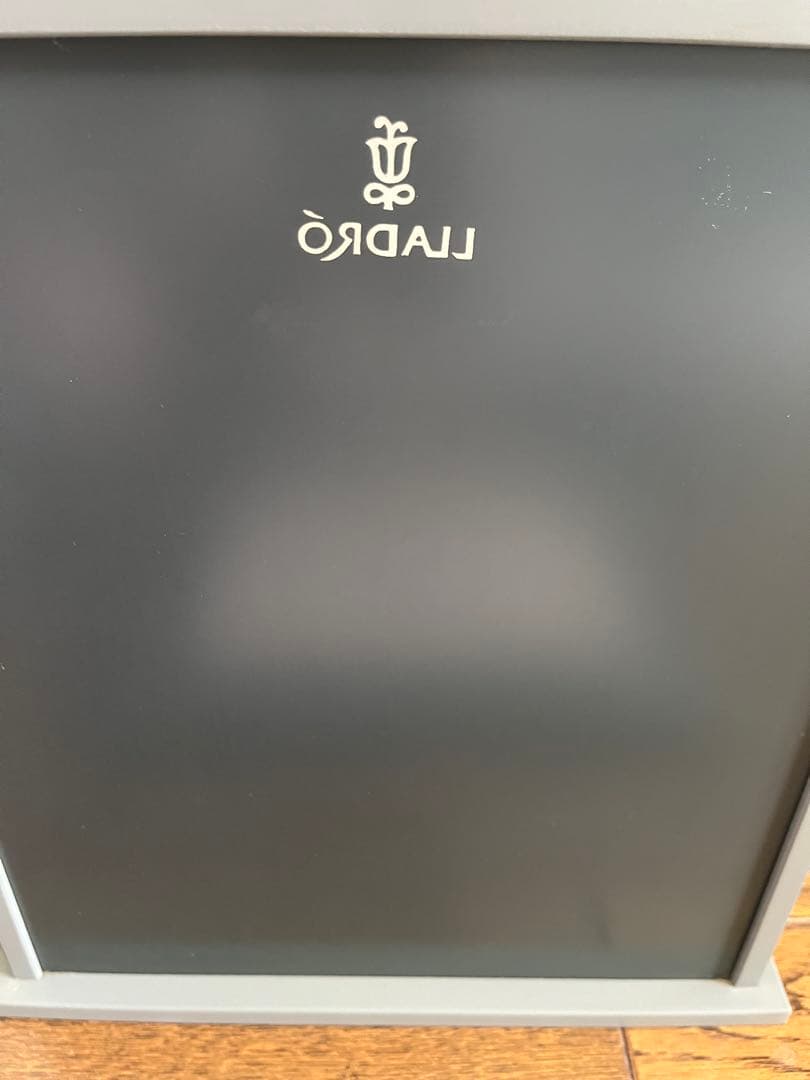 LLADRÓ リヤドロ ガラスケース グレー　背面ガラス