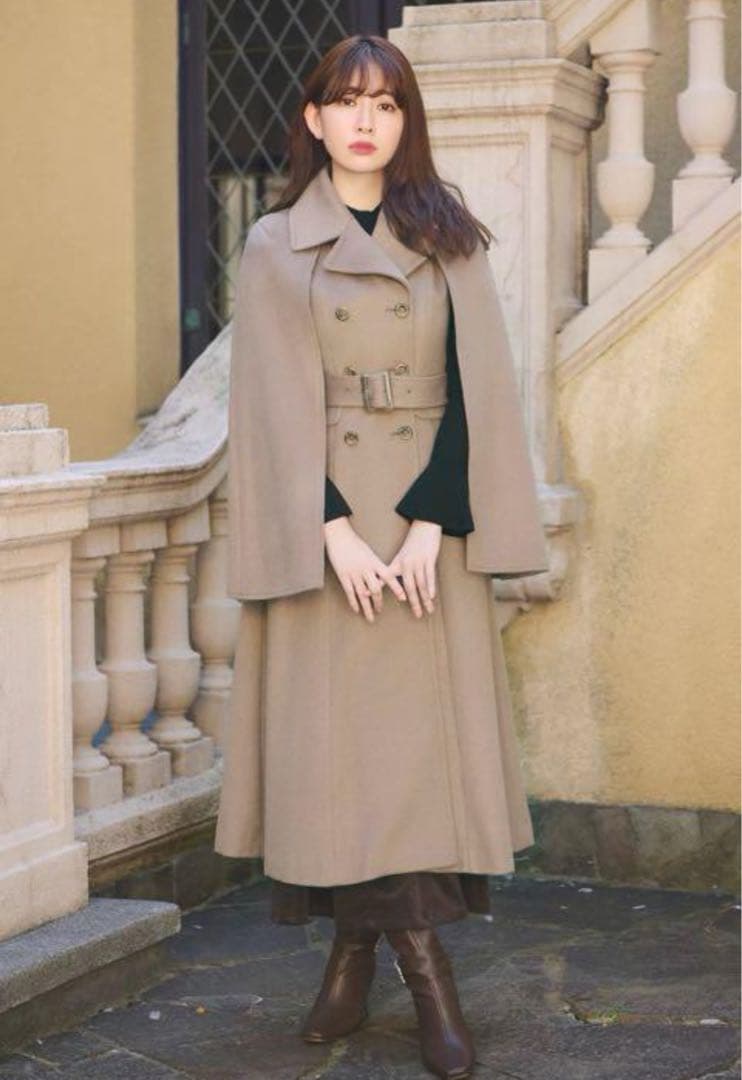 【新品タグ付】herlipto ロングコート　コート　小嶋陽菜