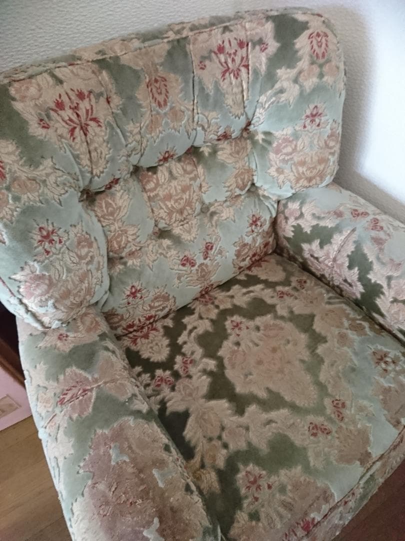 期間限定SALE・カリモク・一人掛けソファー・ヴィンテージ・昭和レトロ・金華山