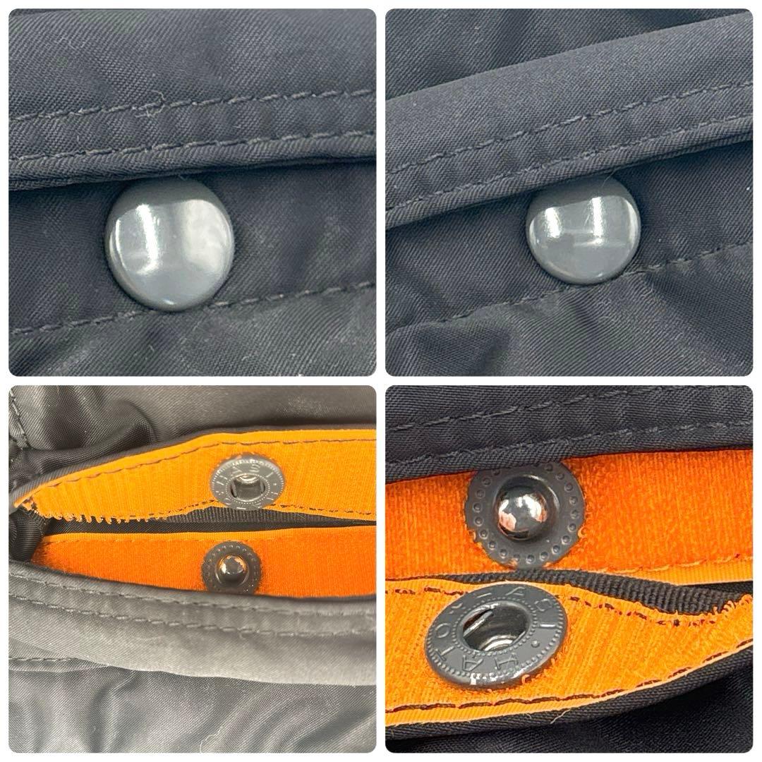 【美品】PORTER タンカー L 2層式 ショルダーバッグ 黒