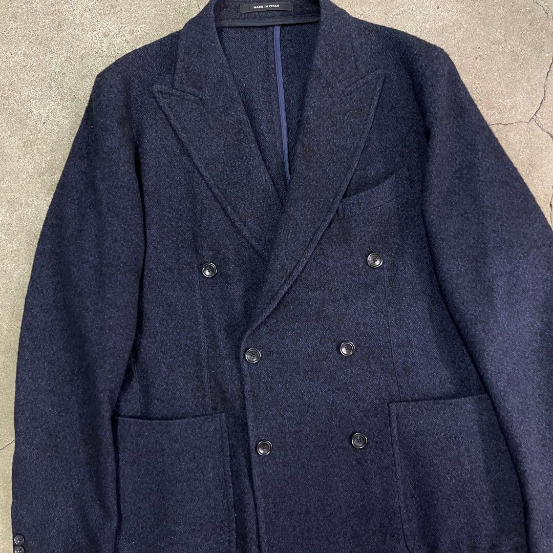TAGLIATORE 1STN20K ダブル テーラードジャケット ネイビー