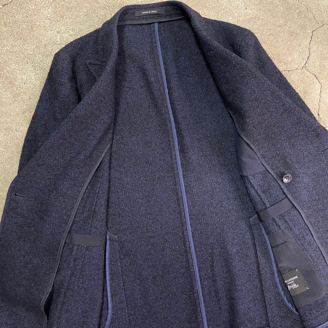 TAGLIATORE 1STN20K ダブル テーラードジャケット ネイビー