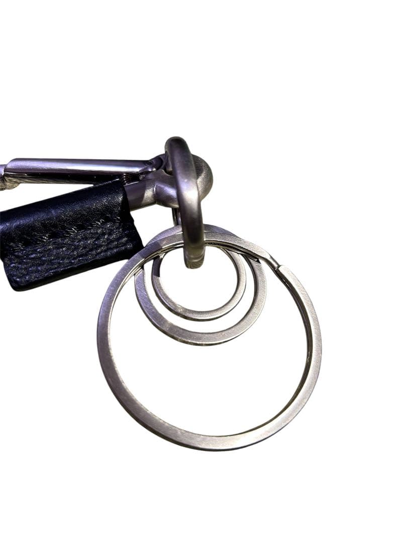 【美品】Hender Scheme エンダースキーマ カラビナ レザー ブラック