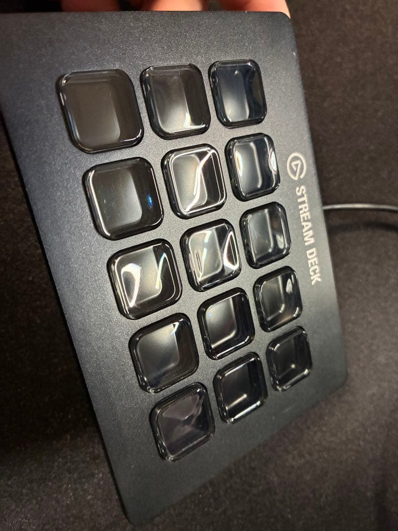 Elgato Stream Deck 本体 ＋純正スタンド 配信/動画編集に
