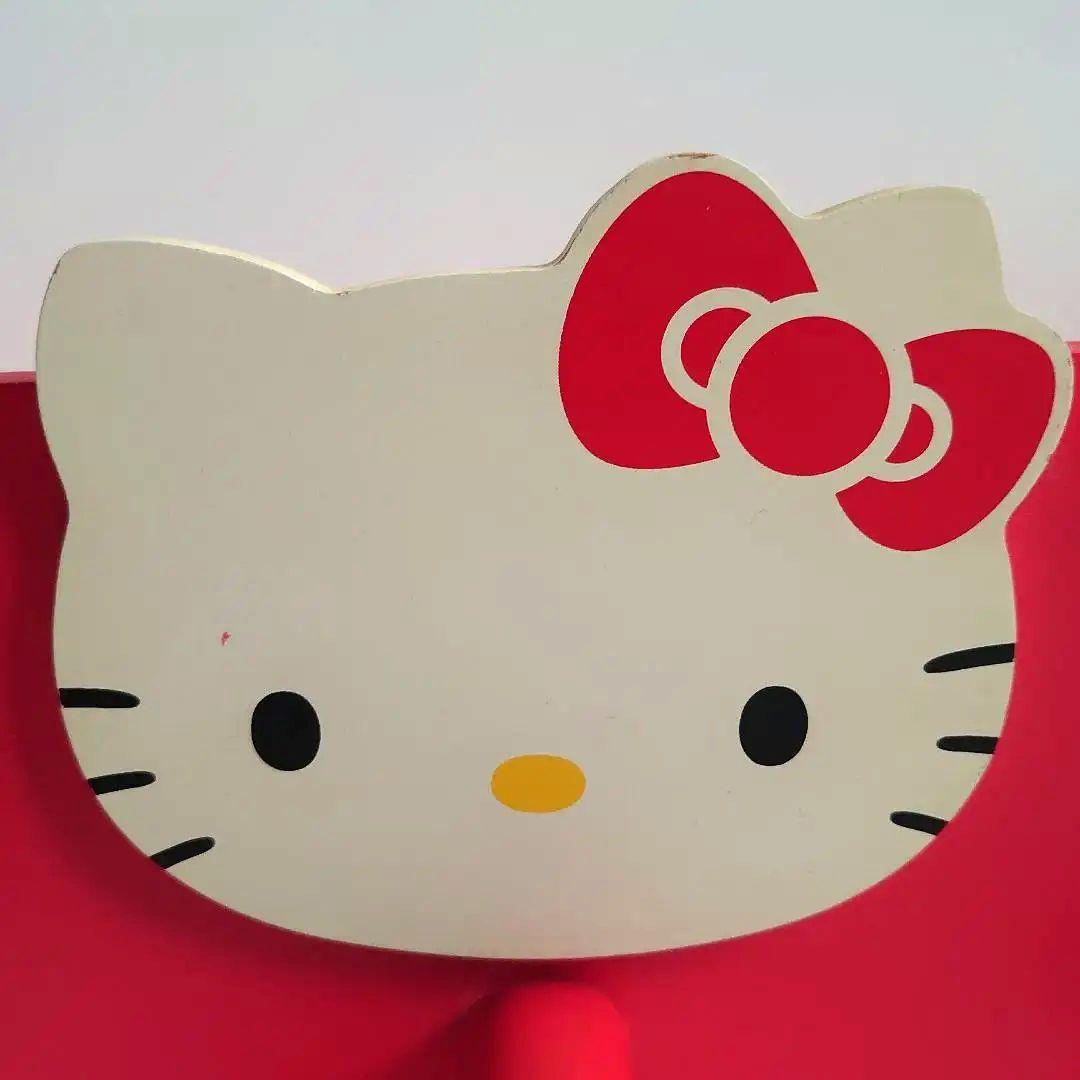 稀少SANRIO Hello Kitty 赤シリーズ木製ウッドフック1999年製
