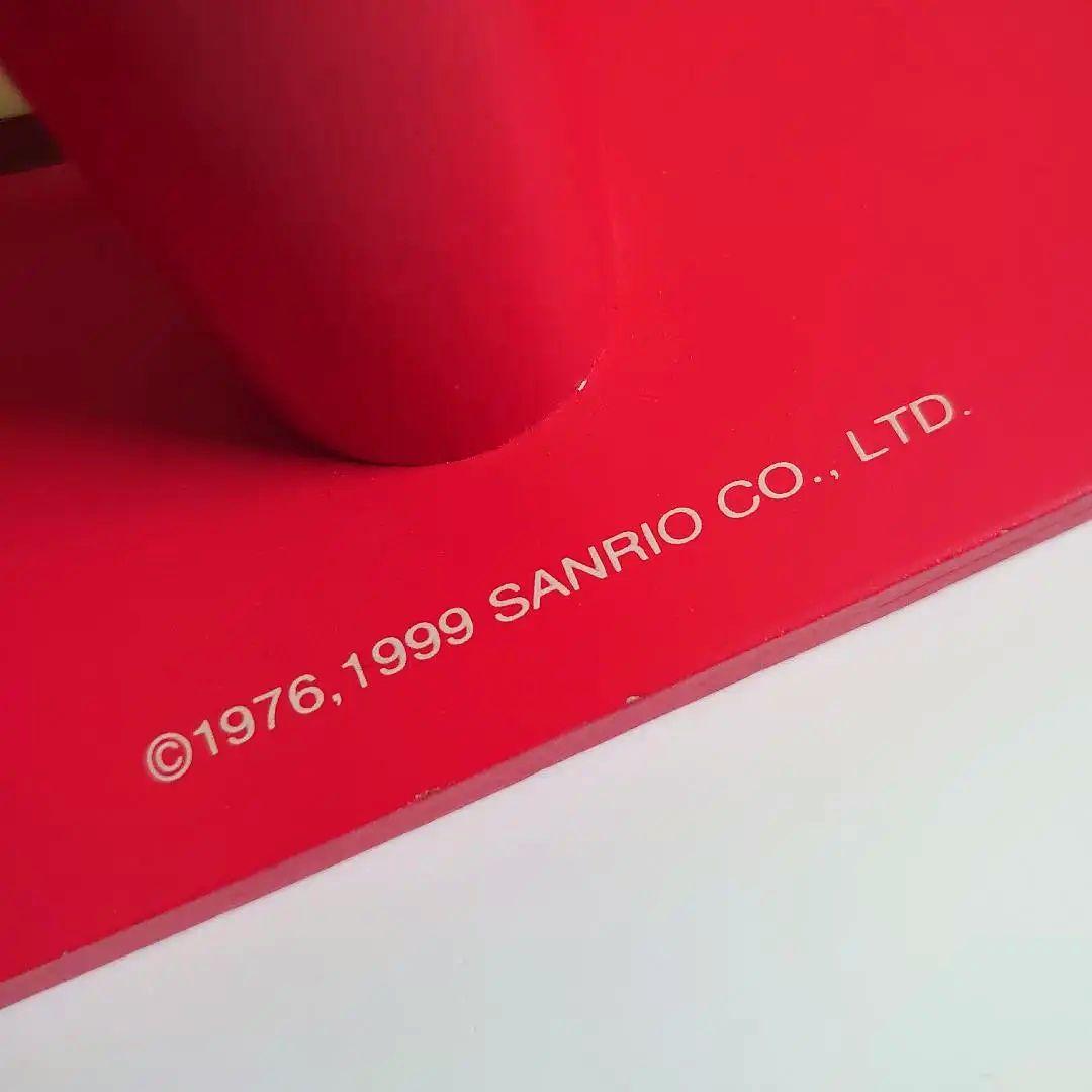 稀少SANRIO Hello Kitty 赤シリーズ木製ウッドフック1999年製