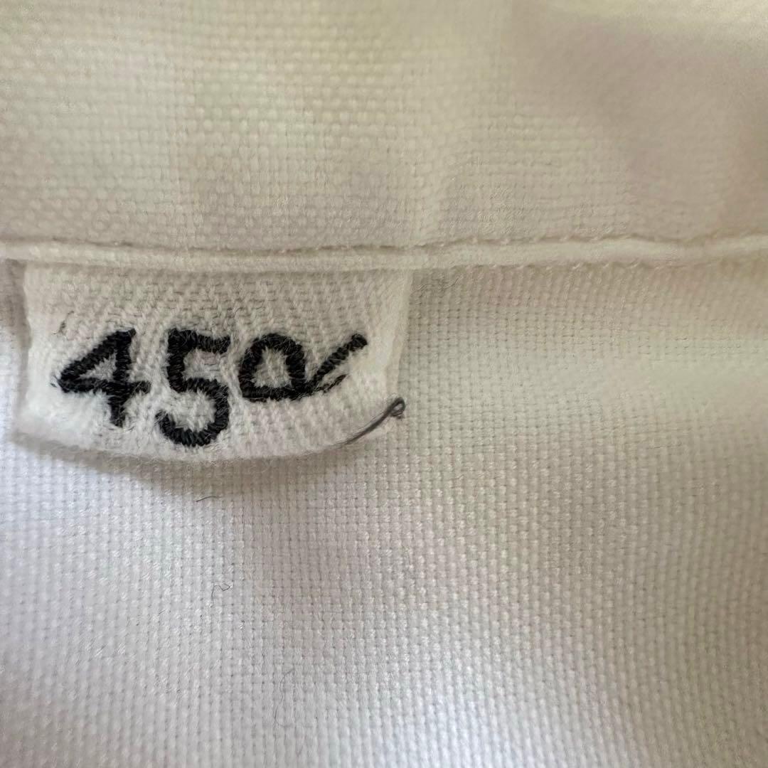 45R 100番双糸オックスフォード ピンタックシャツ 定価38500円