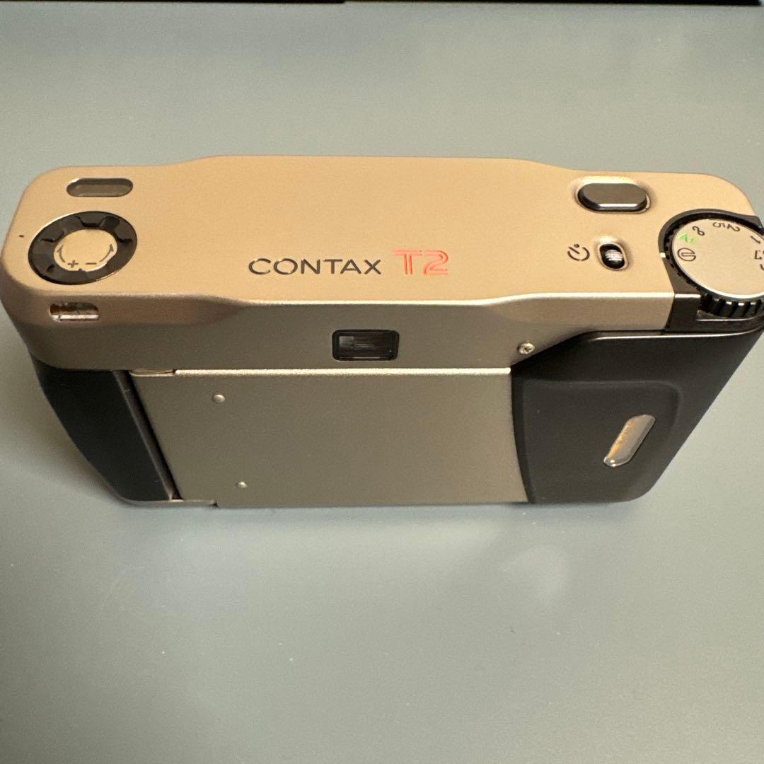 J*！様 CONTAX T2 ゴールド コンパクトカメラ ケース付き