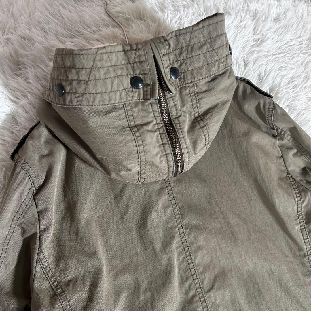 バーバリーブラックレーベル 3way モッズコート 中綿キルティングジャケット