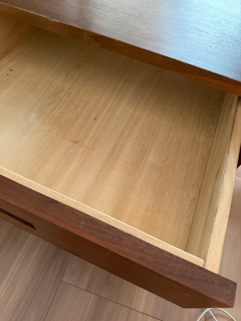 CRASHGATE 大川家具　木製キッチンワゴン ダークウォークナット