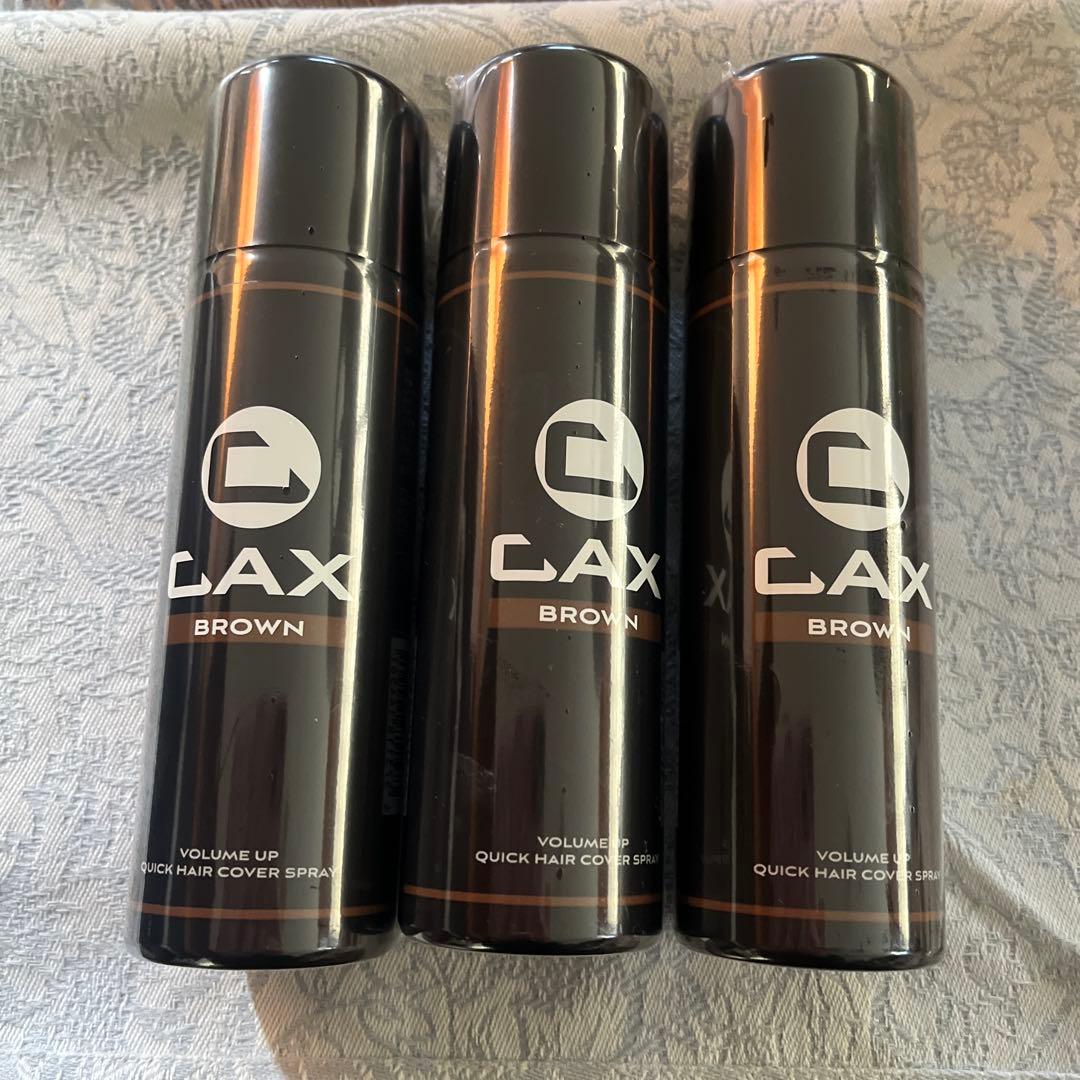【新品未使用】CAX カックス 薄毛隠し用 ヘアスプレー 100g ブラウン3本