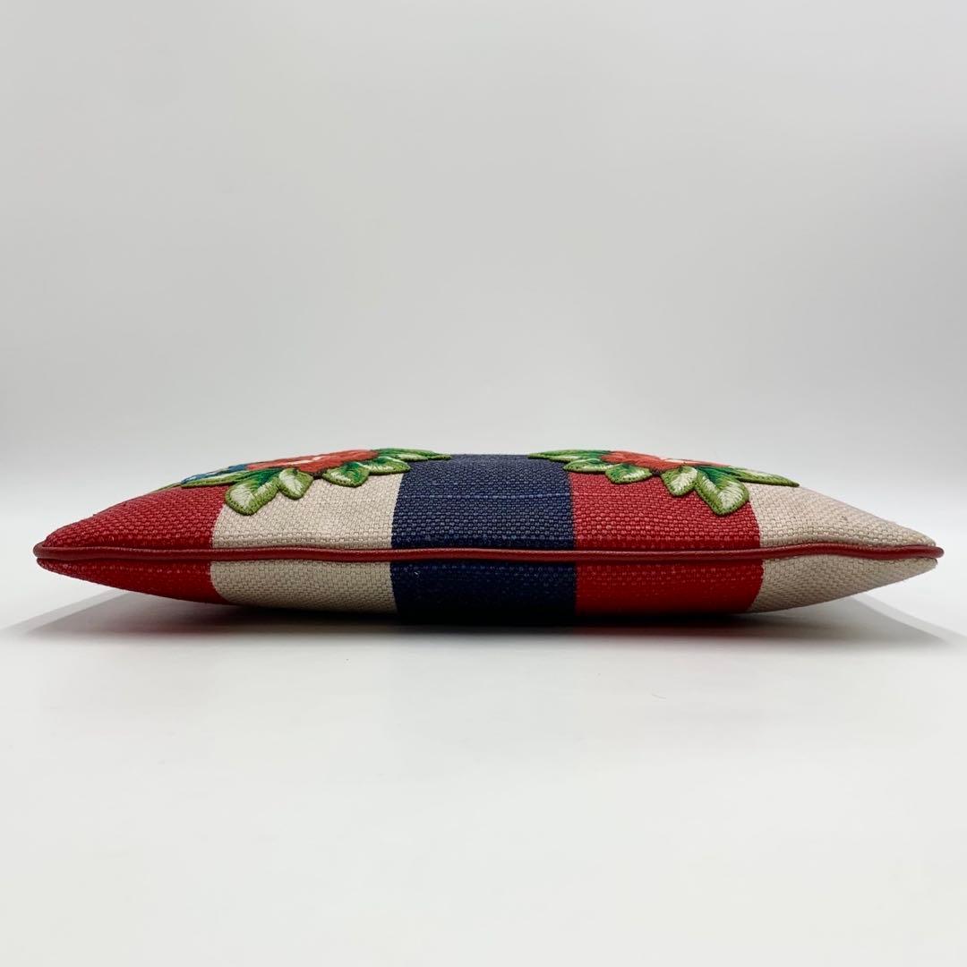 美品 GUCCI グッチ GGロゴ クラッチバッグ バイアデラ シルヴィ