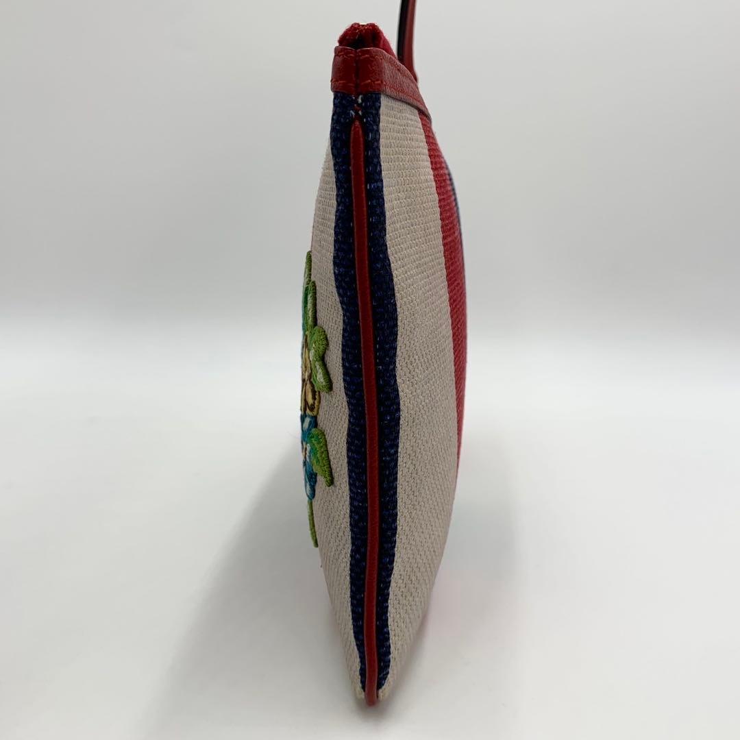 美品 GUCCI グッチ GGロゴ クラッチバッグ バイアデラ シルヴィ