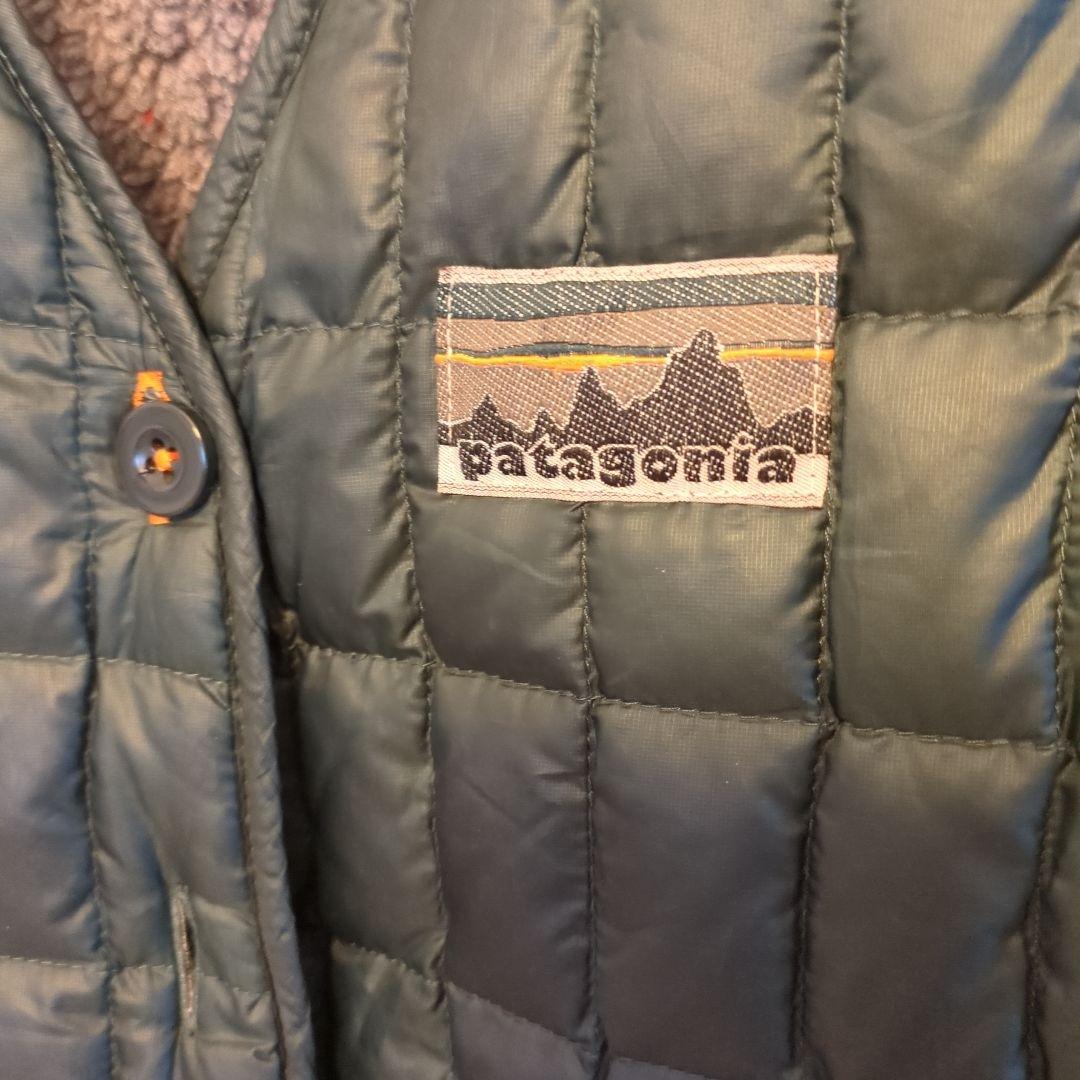 【patagonia】used パタゴニア　リバーシブルベスト　XS size