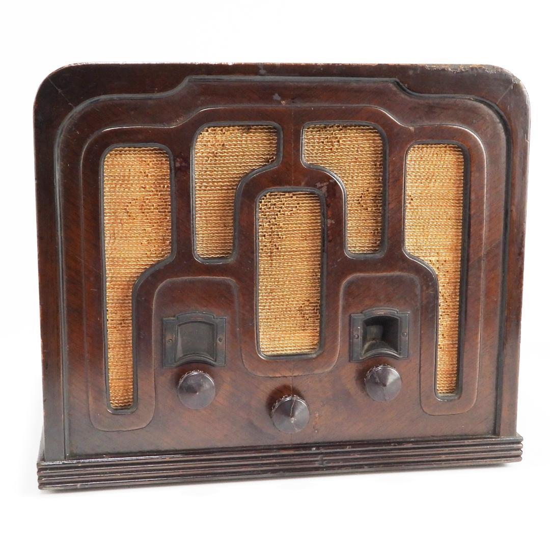 昭和レトロ 戦前　真空管ラジオ　松下無線　R-40