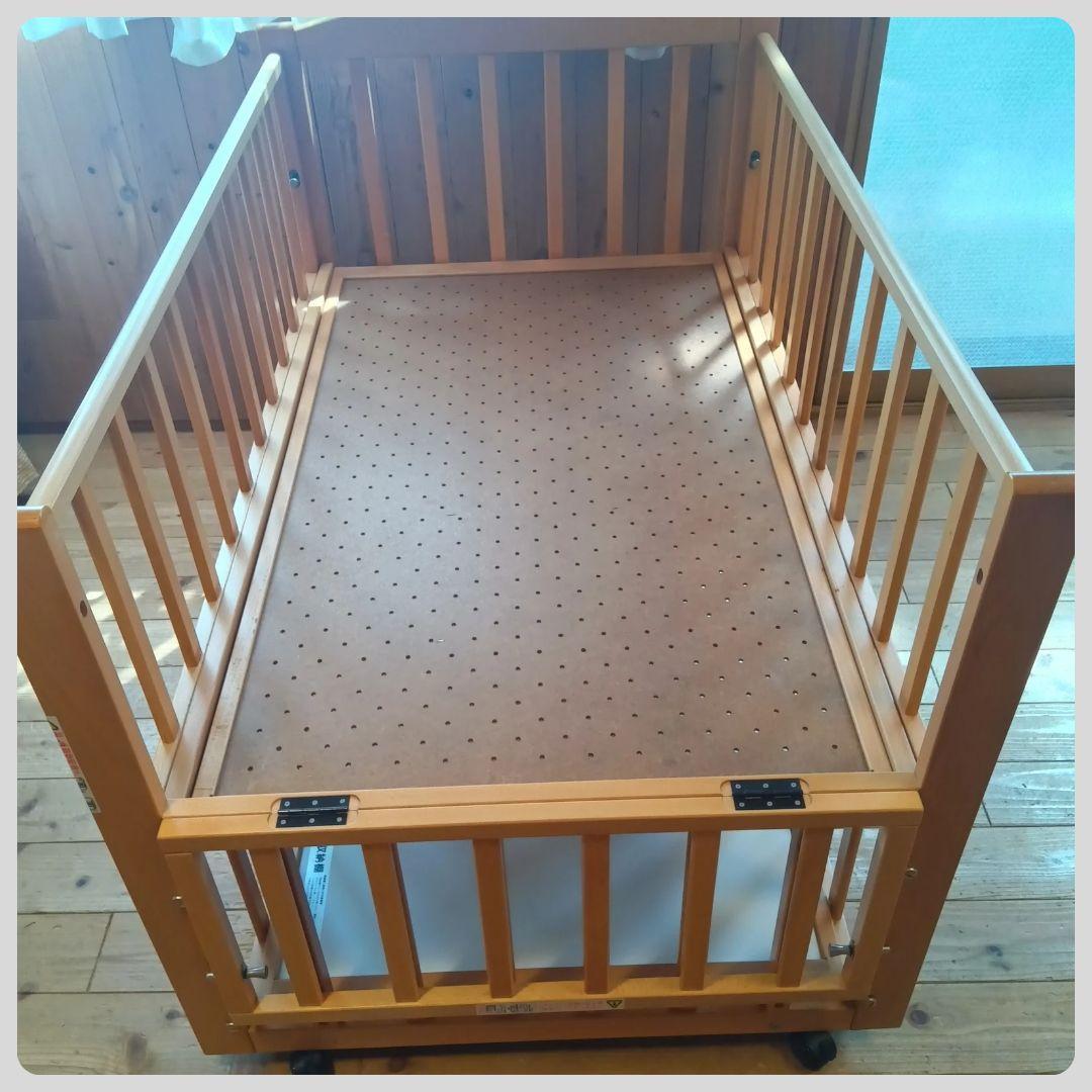 ヤマサキ　ベビーベッドスリーオープンベッド b-side⭐︎artbayern様用