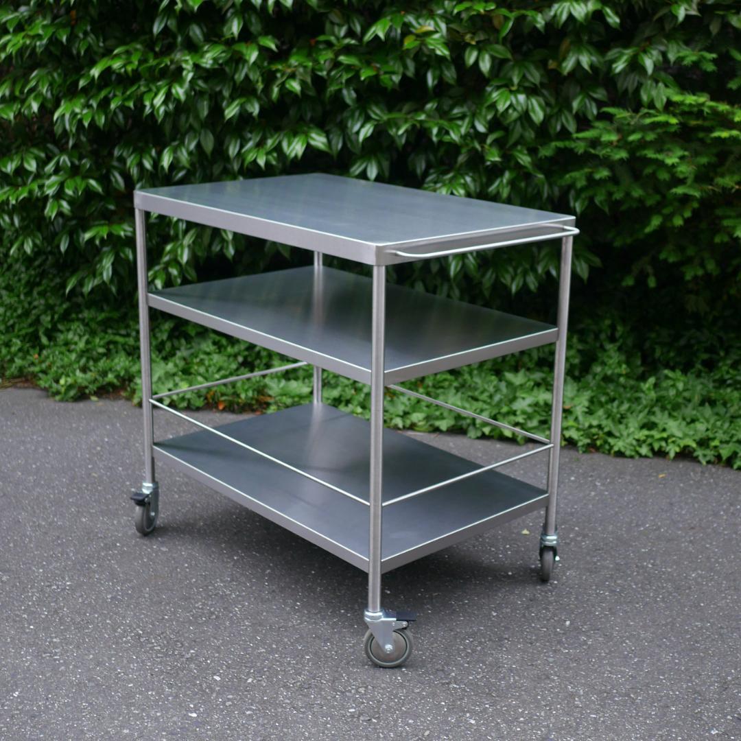 IKEA イケア FLYTTA フリッタ キャスター付 ステンレスキッチンワゴン