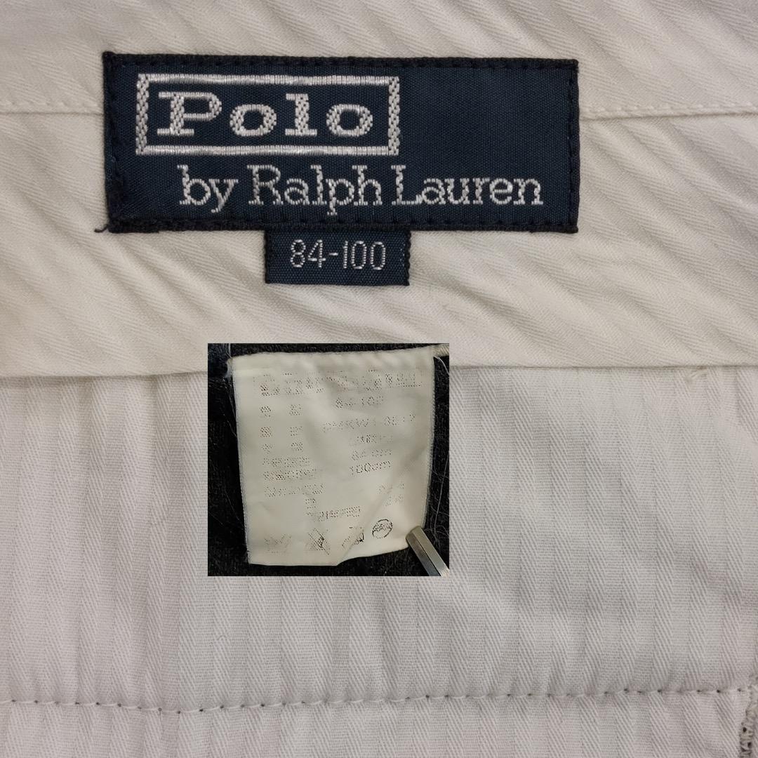 ポロバイ ラルフローレン W32 スラックス ポロチノ 90s 古着 16725