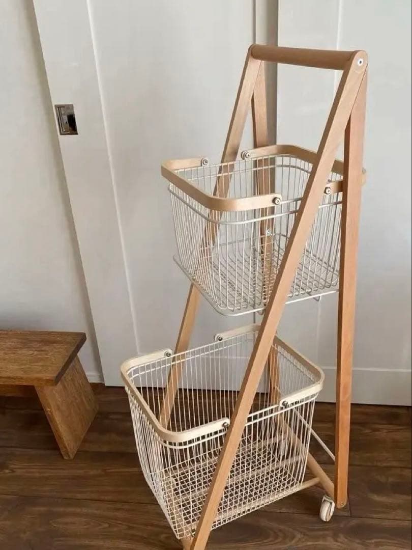 Hinata Life キャリーバスケットワゴンL