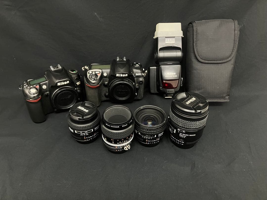 Nikon D200 デジタル一眼レフカメラ 5本レンズ付き　ジャンク品