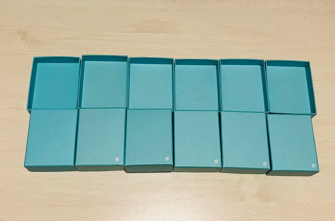 Tiffany & Co. ギフト箱 6個セット　アクセサリー空箱　旧型