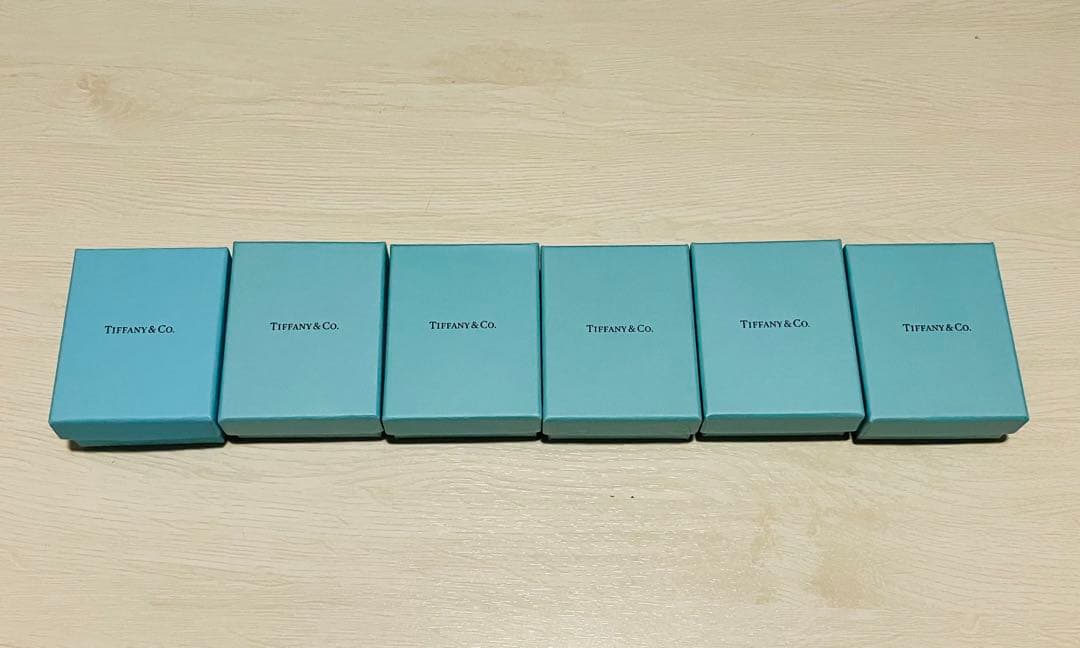 Tiffany & Co. ギフト箱 6個セット　アクセサリー空箱　旧型