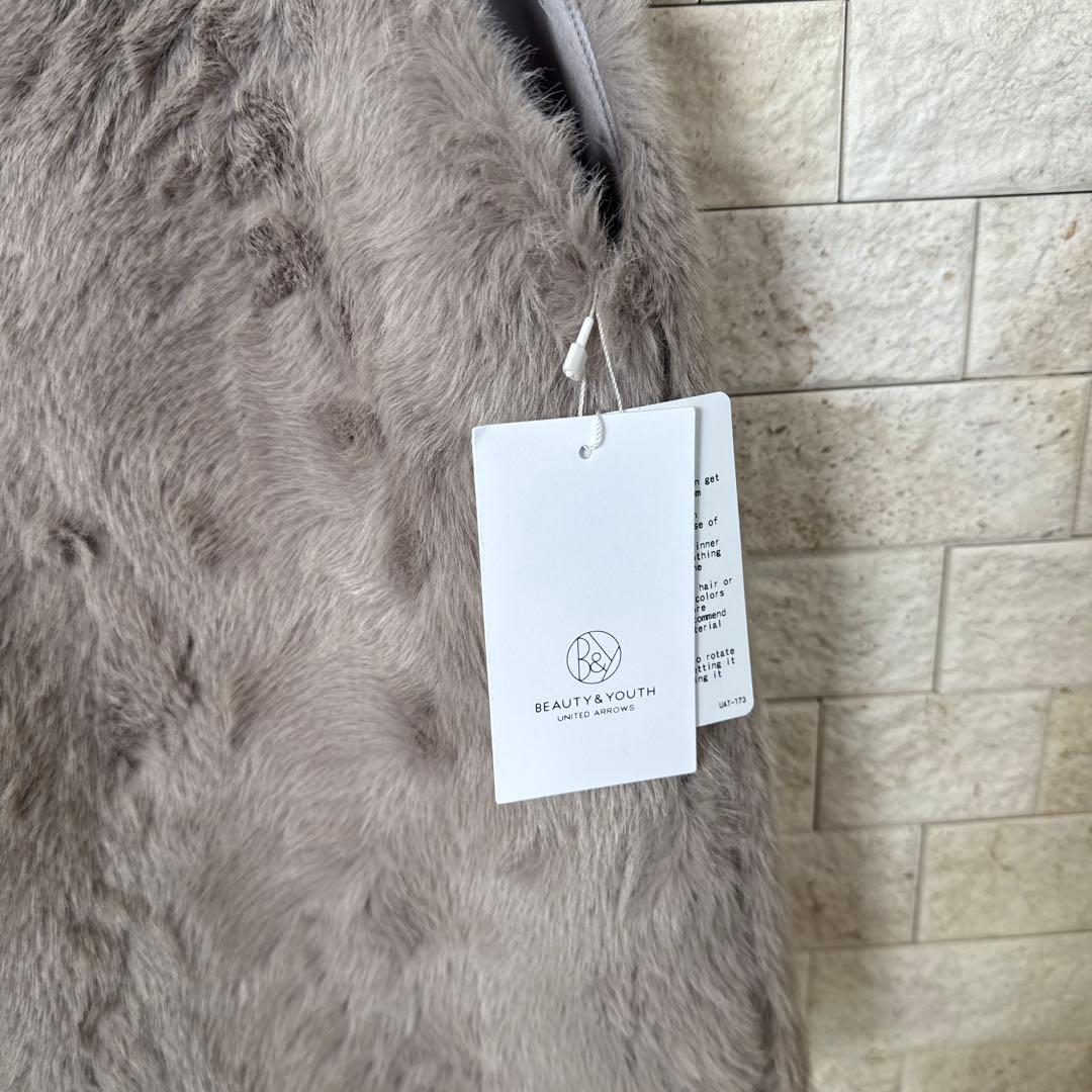 BEAUTY&YOUTH ユナイテッドアローズ★フェイクファーベスト