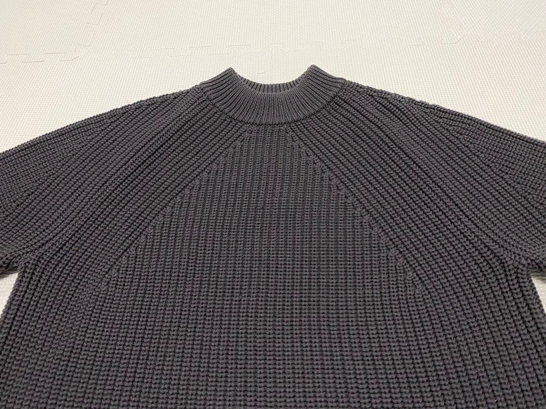 BATONER バトナー シグネチャー モックネック ダークグレー サイズ1