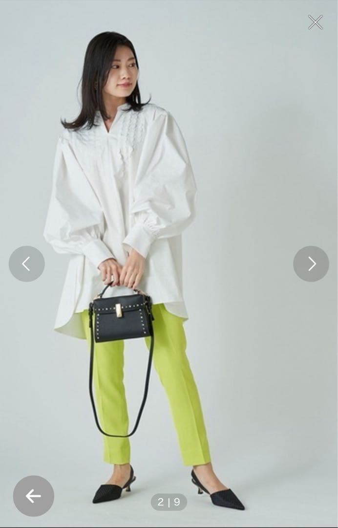 美品　CELFORDビジュースタッズポシェット ブラック　セルフォード