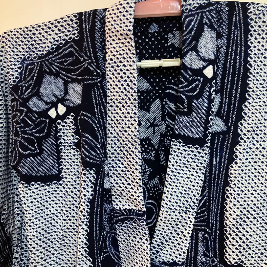 有松鳴海絞り 綿 洗える着物