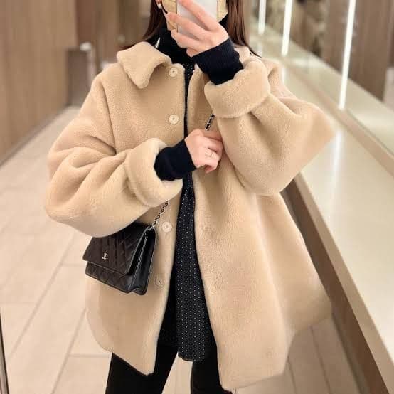 OHGA オオガ/エコファーコート　エコムートンコート　ボアコート　S