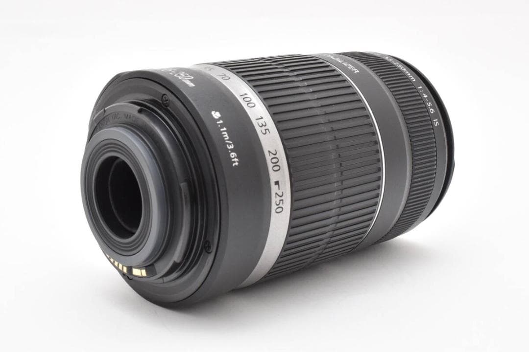 軽量望遠レンズ Canon キャノン EF-S 55-250 F4-5.6 IS