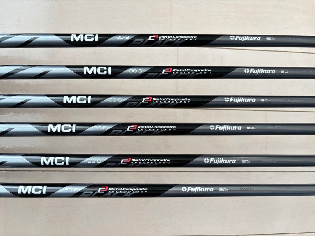 ブリヂストン 202CBP PW-5 6本 MCI black 80S