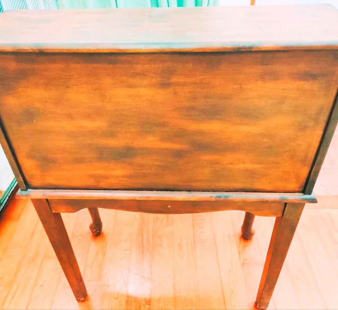 限定値下げ！アンティーク　ビンテージ　ライティングビューローデスク　猫足