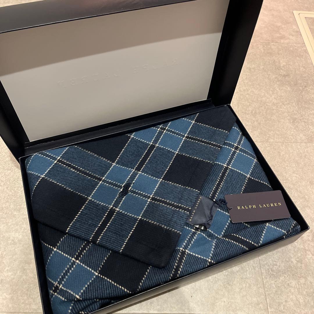 新品未使用　Ralph Lauren チェック柄ブランケット ラルフローレン