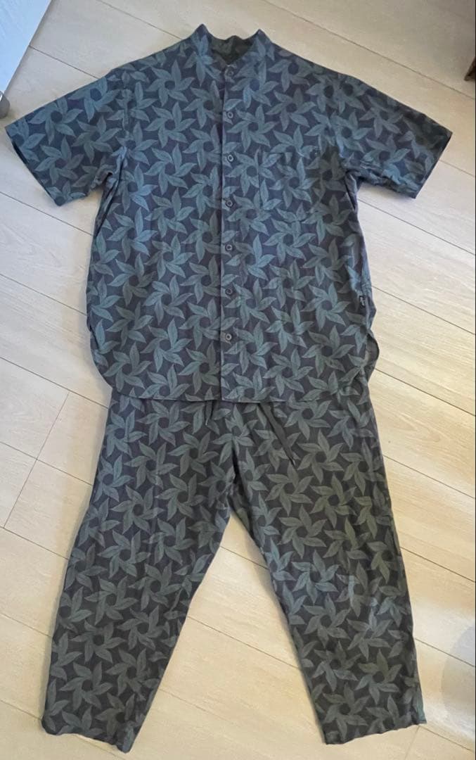 GO HEMP セットアップ ヘンプ コットン 半袖シャツ イージーパンツ M