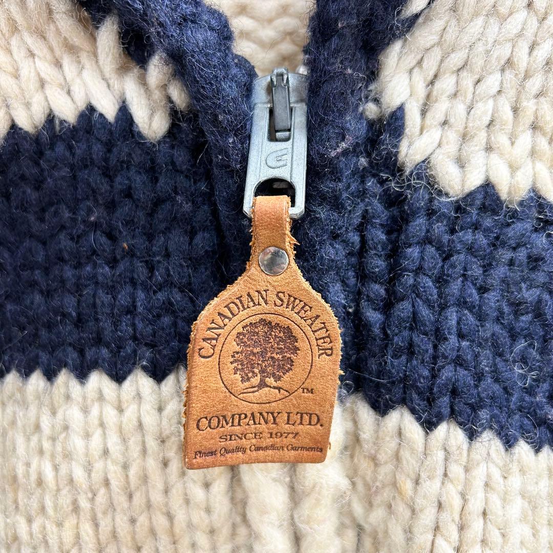 CANADIAN SWEATER ウールストライプセーター