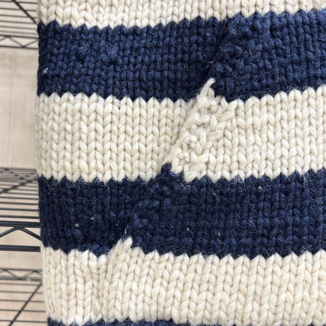 CANADIAN SWEATER ウールストライプセーター